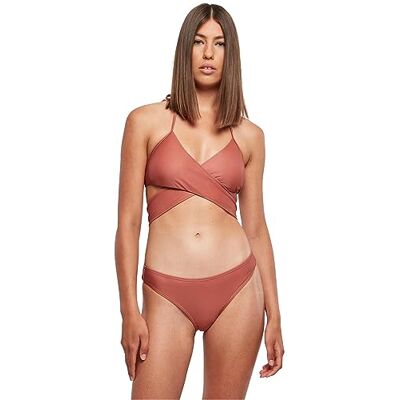 Urban Classics Bikini para Mujer, Terracota, M Urban Classics Bikini para Mujer, Terracota, M