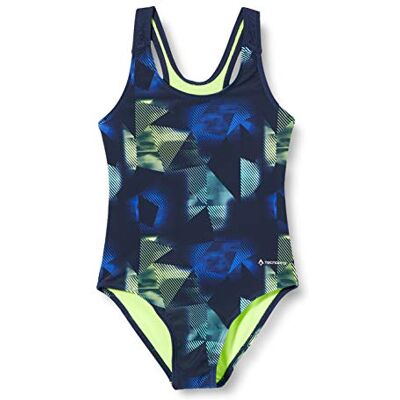 TECNOPRO Bañador Romane para niña, AOP/Navy Dark, 176 TECNOPRO Bañador Romane para niña, AOP/Navy Dark, 176