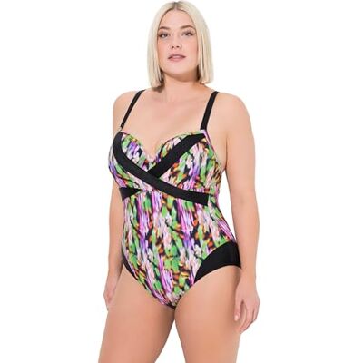 Ulla Popken Mujer Bañador Negro 58 Ulla Popken Mujer Bañador Negro 58