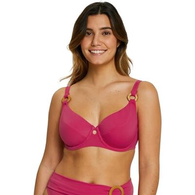 Sans Complexe Elevated Basics, Parte Superior de Bikini Mujer, Rose Virtuel, Sans Complexe Elevated Basics, Parte Superior de Bikini Mujer, Rose Virtuel,