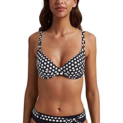 ESPRIT Mujer Crosby Beach Underwire Mf Parte de arriba de bikini, Negro (Black 001), 85C (Talla del fabricante: 36 C) ESPRIT Mujer Crosby Beach Underwire Mf Parte de arriba de bikini, Negro (Black 001), 85C (Talla del fabricante: 36 C)