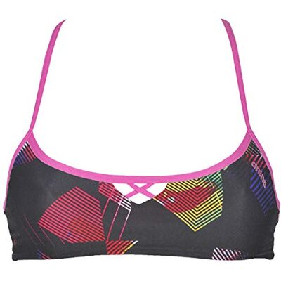 ARENA Rule Breaker Be Bandeau Top MaxLife Bikini Top Traje de baño de una Sola Pieza Mujer ARENA Rule Breaker Be Bandeau Top MaxLife Bikini Top Traje de baño de una Sola Pieza Mujer