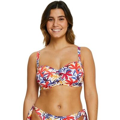Sans Complexe Sin Complejo Top Bikini Mujer, Floral Blanco, 80C Sans Complexe Sin Complejo Top Bikini Mujer, Floral Blanco, 80C