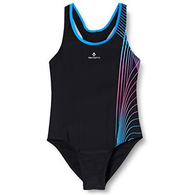 TECNOPRO Bañador para niña Rolena II, Niñas, , Negro, 152 TECNOPRO Bañador para niña Rolena II, Niñas, , Negro, 152