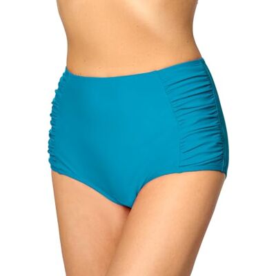 Merry Style Bragas de Bikini Parte de Abajo Bañador Corte Alto Mujer (Azul (6046), 40) Merry Style Bragas de Bikini Parte de Abajo Bañador Corte Alto Mujer (Azul (6046), 40)