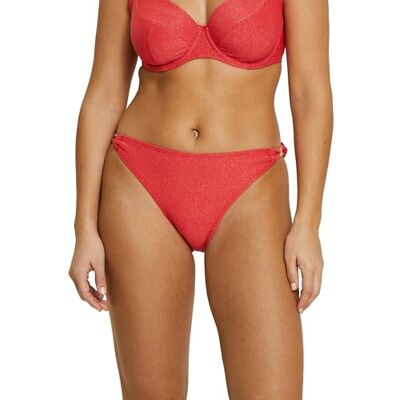 Sans Complexe Sin Complejo Bask in Bliss Bañador de Cintura Baja para Mujer, Rojo Poppy, 46-48 Sans Complexe Sin Complejo Bask in Bliss Bañador de Cintura Baja para Mujer, Rojo Poppy, 46-48