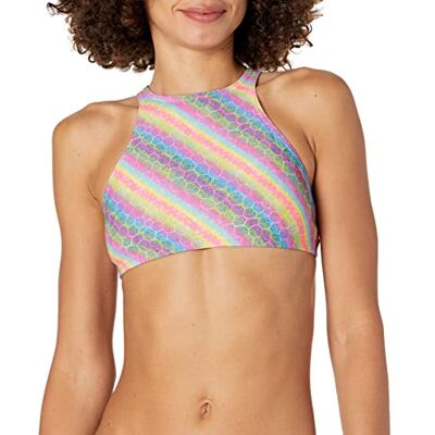 ARENA Rule Breaker Think Crop Top MaxLife Bikini Top Parte Superior de Bikini Mujer (Pack de 1) ARENA Rule Breaker Think Crop Top MaxLife Bikini Top Parte Superior de Bikini Mujer (Pack de 1)