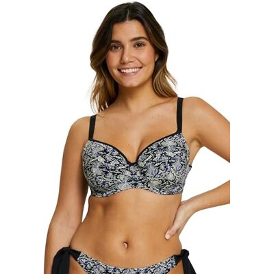 Sans Complexe At The World'S End, Parte Superior de Bikini Mujer, Imprimé Animal Noir, Sans Complexe At The World'S End, Parte Superior de Bikini Mujer, Imprimé Animal Noir,