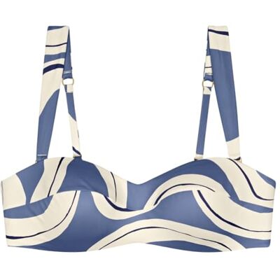 Triumph Mujer Summer Allure Dp, Bikini Top, Blue Combination, 40C Triumph Mujer Summer Allure Dp, Bikini Top, Blue Combination, 40C