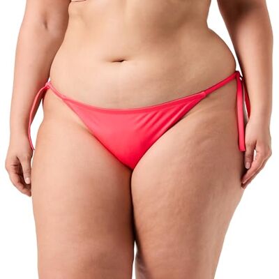 Calvin Braguita de bikini para anudar en los laterales Mujer String Side Tie deportiva, Rojo (Signal Red), 1XL Calvin Braguita de bikini para anudar en los laterales Mujer String Side Tie deportiva, Rojo (Signal Red), 1XL
