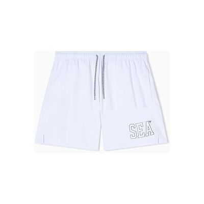 Giorgio Armani SEA Capsule Boxer para Hombre, Color Blanco, Talla M Giorgio Armani SEA Capsule Boxer para Hombre, Color Blanco, Talla M