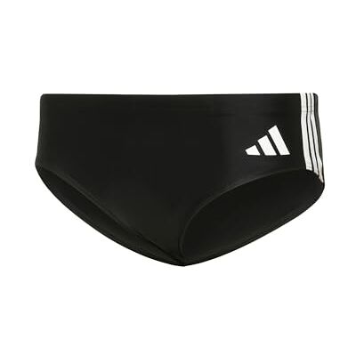 Adidas Hombre 3S Swim Trunks Swimwear, Black/White, 32 Adidas Hombre 3S Swim Trunks Swimwear, Black/White, 32