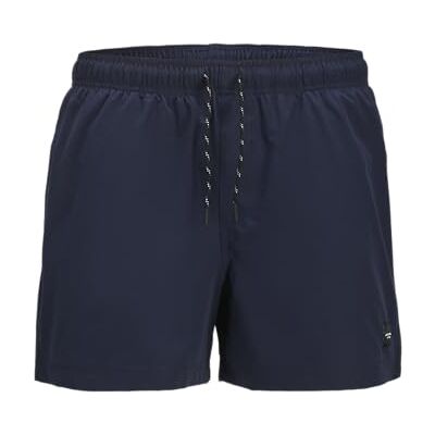 JACK & JONES JPSTMAUI JJSWIM Solid Bañador para Hombre (Talla S, M, L, XL, XXL), Azul Marino, S JACK & JONES JPSTMAUI JJSWIM Solid Bañador para Hombre (Talla S, M, L, XL, XXL), Azul Marino, S