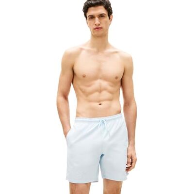 Tommy Hilfiger Bañador Hombre Long Drawstring con Logotipo, Azul (Keepsake Blue), XXL Tommy Hilfiger Bañador Hombre Long Drawstring con Logotipo, Azul (Keepsake Blue), XXL