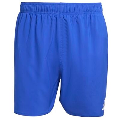 Adidas Uomo Swim Shorts 5 Inch, Semi Lucid Blue/White, XL Adidas Uomo Swim Shorts 5 Inch, Semi Lucid Blue/White, XL