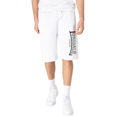 Lonsdale Logo Jam Pantalones Cortos, Blanco, S Hombres Lonsdale Logo Jam Pantalones Cortos, Blanco, S Hombres