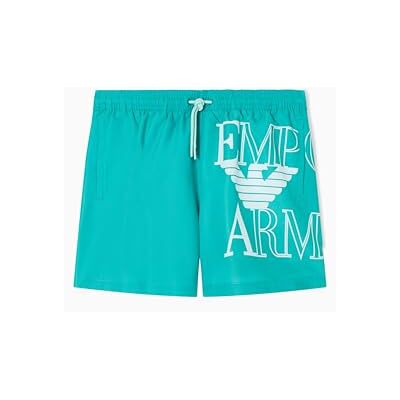 Giorgio Armani Boxer Bañador para Hombre, Verde Esmeralda, S Giorgio Armani Boxer Bañador para Hombre, Verde Esmeralda, S