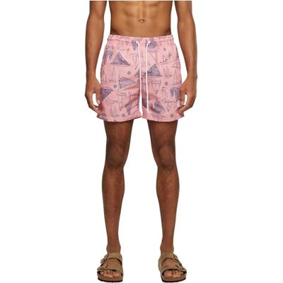 Urban Classics Bañador Hombre Bermudas Cortos, Shorts de Baño para Natación, Secado Rápido para Vacaciones, Color: yacht aop, Talla: XXL Urban Classics Bañador Hombre Bermudas Cortos, Shorts de Baño para Natación, Secado Rápido para Vacaciones, Color: yacht aop, Talla: XXL
