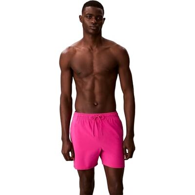 Calvin Bañador Hombre Medium Drawstring Core con cordón Ajustable, Rosa (Stunning Orchid), XL Calvin Bañador Hombre Medium Drawstring Core con cordón Ajustable, Rosa (Stunning Orchid), XL
