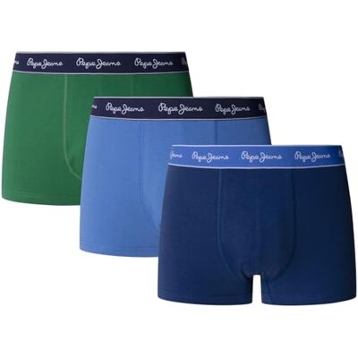 Pepe Jeans Solid Tk 3p2 Bañadores Ajustados para Hombre, Azul (Azul Regal), S Pepe Jeans Solid Tk 3p2 Bañadores Ajustados para Hombre, Azul (Azul Regal), S