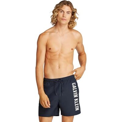 Calvin Bañador Hombre Medium Drawstring con Cintura Ajustable, Azul (Dark Sapphire), 6XL Calvin Bañador Hombre Medium Drawstring con Cintura Ajustable, Azul (Dark Sapphire), 6XL