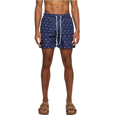 Urban Classics Bañador Hombre Bermudas Cortos, Shorts de Baño para Natación, Secado Rápido para Vacaciones, Color: skullandyacht aop, Talla: 4XL Urban Classics Bañador Hombre Bermudas Cortos, Shorts de Baño para Natación, Secado Rápido para Vacaciones, Color: skullandyacht aop, Talla: 4XL