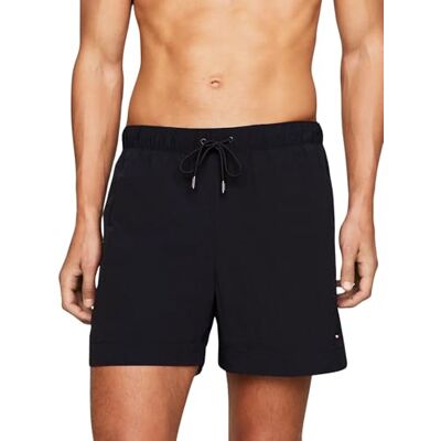 Tommy Hilfiger Hombre Bañador Medium Drawstring Largo, Azul (Desert Sky), XXL Tommy Hilfiger Hombre Bañador Medium Drawstring Largo, Azul (Desert Sky), XXL