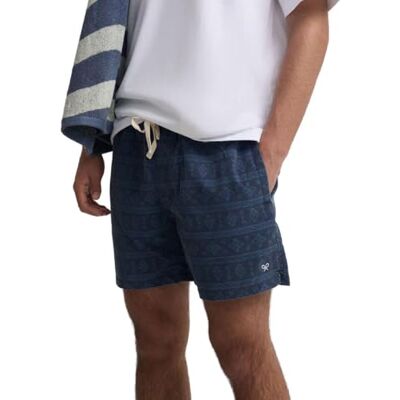 SILBON Bañador Étnico Lavado Azul Marino para Hombre Talla XXL SILBON Bañador Étnico Lavado Azul Marino para Hombre Talla XXL