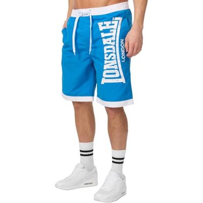 Lonsdale Pantalones Cortos de Playa Clennell para Hombre, Azul, 4XL Lonsdale Pantalones Cortos de Playa Clennell para Hombre, Azul, 4XL