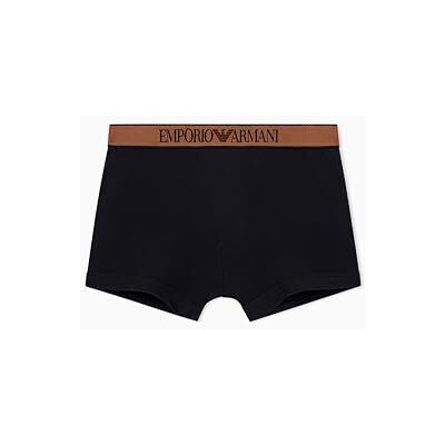 Giorgio Armani Traje de baño Brillante para Hombre, Color Negro, Talla M, Negro, M Giorgio Armani Traje de baño Brillante para Hombre, Color Negro, Talla M, Negro, M