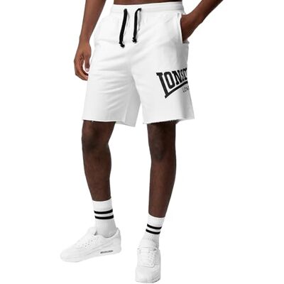 Lonsdale London Polbathic Hombre Pantalones Cortos Blanco 3XL 100% algodón Lonsdale London Polbathic Hombre Pantalones Cortos Blanco 3XL 100% algodón