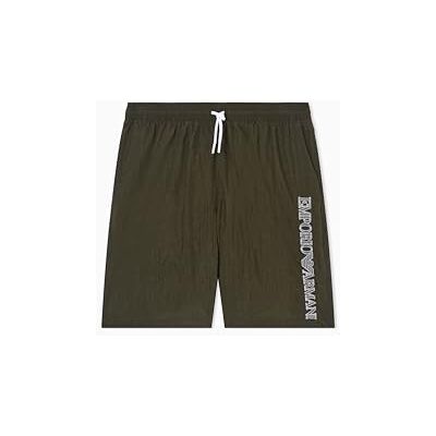 Giorgio Armani Bermudas con Logotipo Bordado para Hombre, Color Verde, Talla L Giorgio Armani Bermudas con Logotipo Bordado para Hombre, Color Verde, Talla L