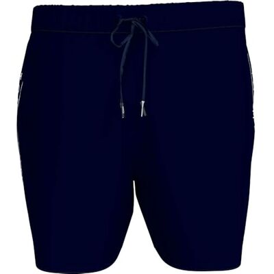 Tommy Hilfiger Bañador Hombre Medium Drawstring Tape con Cintura Ajustable, Azul (Desert Sky), XXL Tommy Hilfiger Bañador Hombre Medium Drawstring Tape con Cintura Ajustable, Azul (Desert Sky), XXL