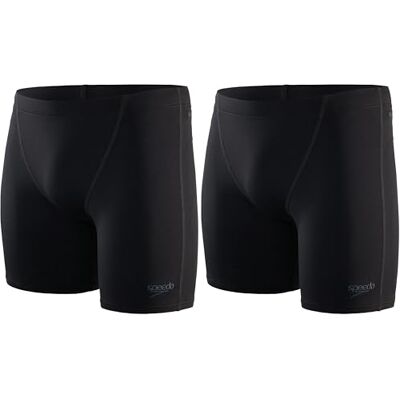 Speedo Eco Endurance+ V Cut Mid Jammers de natación Hombre, Negro, XS Speedo Eco Endurance+ V Cut Mid Jammers de natación Hombre, Negro, XS