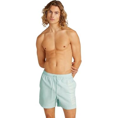 Calvin Bañador Hombre Medium Drawstring con Cintura Ajustable, Gris (Moonlight Jade), 5XL Calvin Bañador Hombre Medium Drawstring con Cintura Ajustable, Gris (Moonlight Jade), 5XL
