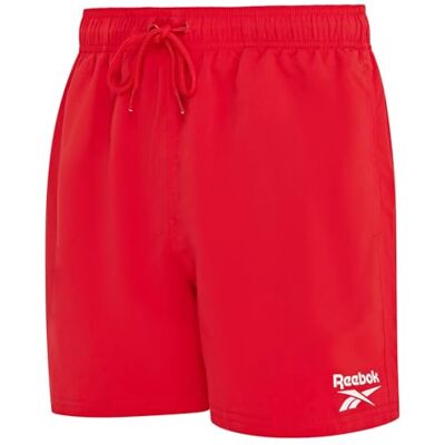Reebok Yale Pantalones Cortos de natación para Hombre, Ligeros y Transpirables, de poliéster, de Secado rápido, para Nadar y Otras Actividades al Aire Libre, Vector Rojo, XL Reebok Yale Pantalones Cortos de natación para Hombre, Ligeros y Transpirables, de poliéster, de Secado rápido, para Nadar y Otras Actividades al Aire Libre, Vector Rojo, XL