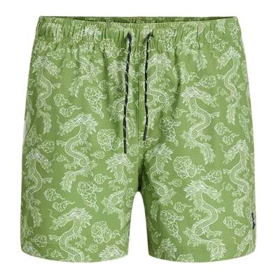 JACK & JONES Jpstmaui Jjswim Novelty Aop AKM Sn, Madera, M Hombres JACK & JONES Jpstmaui Jjswim Novelty Aop AKM Sn, Madera, M Hombres