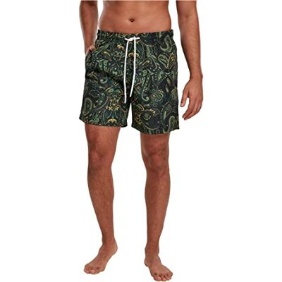 Urban Classics Hombre Badehose Paisley Swim Shorts Bañadores Ajustados para Hombre Not Applicable, Paisley, M Urban Classics Hombre Badehose Paisley Swim Shorts Bañadores Ajustados para Hombre Not Applicable, Paisley, M
