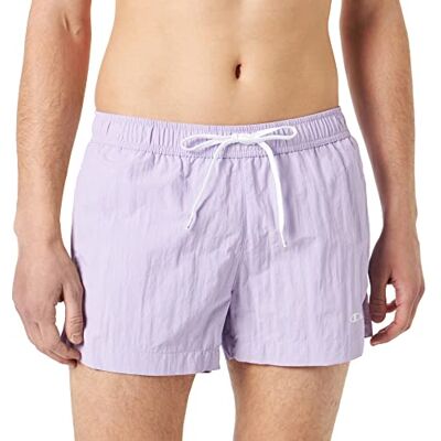 Champion Legacy Beachshorts AC Small Logo Bañador de pantalón Corto para Hombre, Lavándula, L Champion Legacy Beachshorts AC Small Logo Bañador de pantalón Corto para Hombre, Lavándula, L