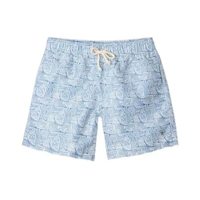 SILBON Bañador Geometric SB Azul Claro para Hombre Talla L SILBON Bañador Geometric SB Azul Claro para Hombre Talla L