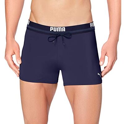 PUMA Logo Men's Swimming Trunks, Bañador para Hombre, Marina, XL PUMA Logo Men's Swimming Trunks, Bañador para Hombre, Marina, XL