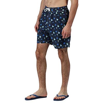Regatta Bañador de Surf Hadden II Estampado, de Secado rápido, con Varios Bolsillos y Forro de Malla Regatta Bañador de Surf Hadden II Estampado, de Secado rápido, con Varios Bolsillos y Forro de Malla