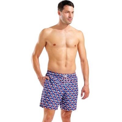 ARENA Bóxer de Playa para Hombre Water Prints ARENA Bóxer de Playa para Hombre Water Prints