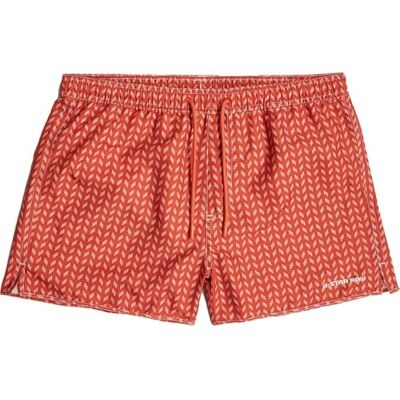 G-STAR Para Hombre Bañador Carnic 2.0 Allover, Multicolor (lt Antic Red Chevron -C331-H373), XXL G-STAR Para Hombre Bañador Carnic 2.0 Allover, Multicolor (lt Antic Red Chevron -C331-H373), XXL