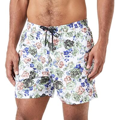 JACK & JONES JPSTFIJI Swim PANAMALY Bañador, Cloud Dancer, XL para Hombre JACK & JONES JPSTFIJI Swim PANAMALY Bañador, Cloud Dancer, XL para Hombre
