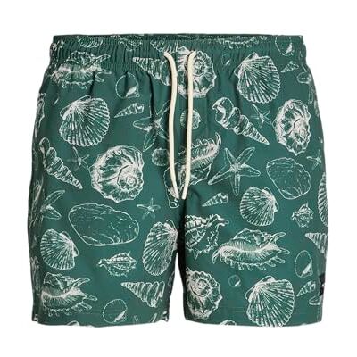 JACK & JONES Jpstmaui Jjswim Mature AOP AKM Sn, Verde grisáceo, XS JACK & JONES Jpstmaui Jjswim Mature AOP AKM Sn, Verde grisáceo, XS