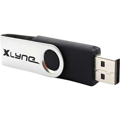 Xlyne SWG Memoria USB de 16 GB (USB2.0, Plug & Play, Swing), Color Negro Xlyne SWG Memoria USB de 16 GB (USB2.0, Plug & Play, Swing), Color Negro