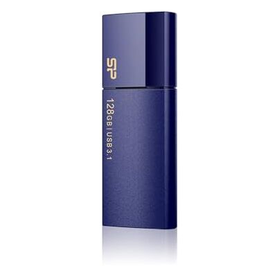 Silicon Power Blaze B05 Memoria USB 3.0 de 64 GB, retráctil, Color Azul Marino Silicon Power Blaze B05 Memoria USB 3.0 de 64 GB, retráctil, Color Azul Marino