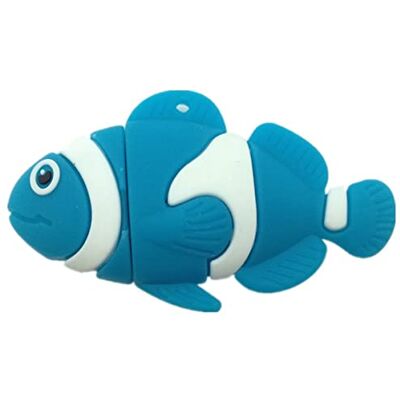 OEM Ulticool Pescado Pez 8 GB Fish Memoria Almacenamiento de Datos – USB Flash Pen Drive Memory Stick Azul y Blanco OEM Ulticool Pescado Pez 8 GB Fish Memoria Almacenamiento de Datos – USB Flash Pen Drive Memory Stick Azul y Blanco