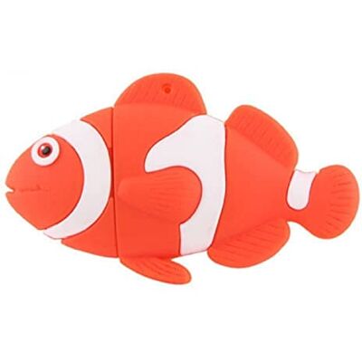 OEM Ulticool Pescado Pez Acuario Mar 16 GB Fish Orange Memoria Almacenamiento de Datos – USB Flash Pen Drive Memory Stick Naranja y Blanco OEM Ulticool Pescado Pez Acuario Mar 16 GB Fish Orange Memoria Almacenamiento de Datos – USB Flash Pen Drive Memory Stick Naranja y Blanco